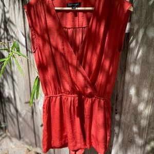 Banana Republic Romper in Rust. Size 6.